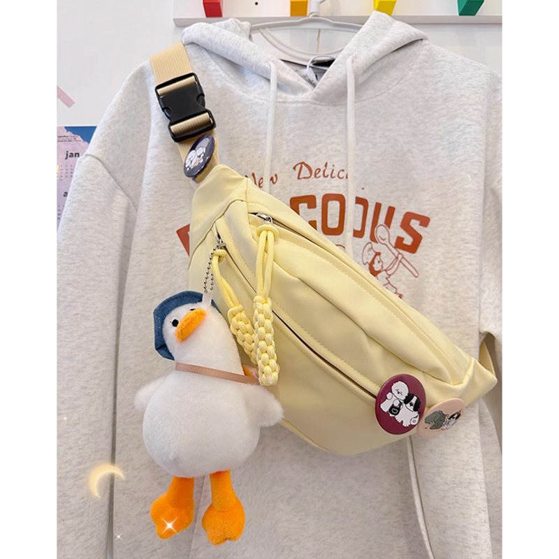 Yellow and crooked duck